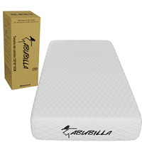 Matelas pour lit bébé avec noyau en mousse à mémoire de forme, conception anti-suffocation, soutien ferme moyen, certifié CertiPUR-US