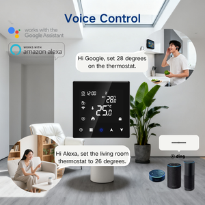 Haftalık <span class=keywords><strong>Program</strong></span> çoklu fonksiyonları ile ev yerden ısıtma için Tuya akıllı dijital termostat CE RoHS sertifikalı <span class=keywords><strong>2</strong></span> yıl garanti - Product Image 3