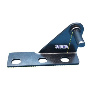 Bisagra para puerta de refrigerador, 35mm, acero inoxidable, pieza de fácil instalación para uso comercial en encimeras, congeladores y cocinas - Product Image 1