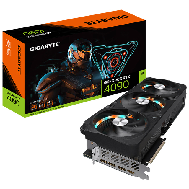 Used GIGABYTE GeForce RTX 4090 GAMING OC 24G Graphics Card With 24GB GDDR6X 384-bit Memory Support OverClock
