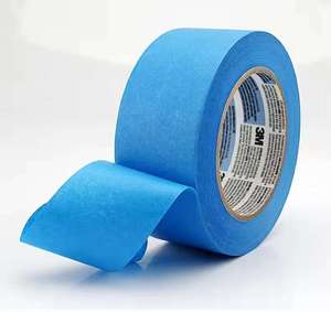 Cinta de Papel Texturizado de PVC 3M2090 Azul de Grado Médico OEM para Oficina y Envíos, 3 Pulgadas, Logotipo Personalizado, Sin Impresión, 10 Rollos - Product Image 6