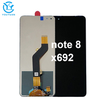 Accessoires de téléphone portable Écran tactile LCD personnalisé pour Infinix Note 8,x692