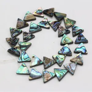 Natural Triangle Abalone Shell Beads Fashion Shell Jewelry Pendant DIY Jewelry Accessories