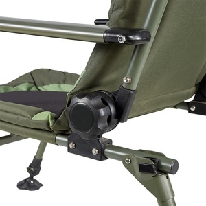 Hisped đa chức năng gấp ngoài trời ghế cắm trại chân sắt gấp ngoài trời ghế câu cá ghế bãi biển Đệm Kamp sandalyesi - Product Image 4