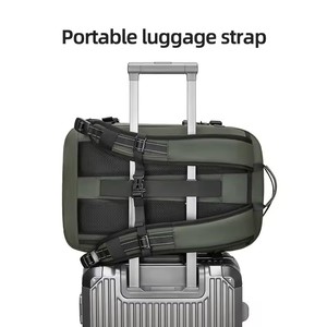 Premium Business <strong>Backpack</strong> with Vacuum Compression Built-in Air Pump Password Lock Travel <strong>Laptop</strong> <strong>Backpack</strong> for Professionals - Product Image 6