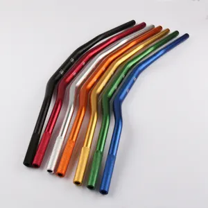 Guidon 28mm 1/8 pouces poignée Fatbar large pour Dirt Pit Bike ATV <span class=keywords><strong>Quad</strong></span> Motocross <span class=keywords><strong>Enduro</strong></span> - Product Image 1