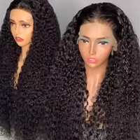 Perruque indienne en cheveux humains RTS 30 pouces, ondulée, 13x4, 180% de densité, cheveux vietnamiens bruts, bouclés profonds, pour femmes noires, ondulation naturelle