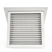 Grille de ventilation linéaire ultra-mince sans cadre, pré-encastreable, longueur personnalisée, sortie d'air centralisée pour climatiseur encastré