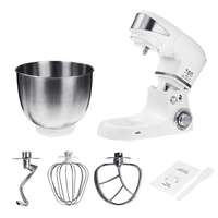 Mélangeur d'aliments sur socle 5L bol Machine de cuisine broyeur numérique pâte viande à main gâteau Commercial mélangeur en plastique alimentation multifonctionnelle