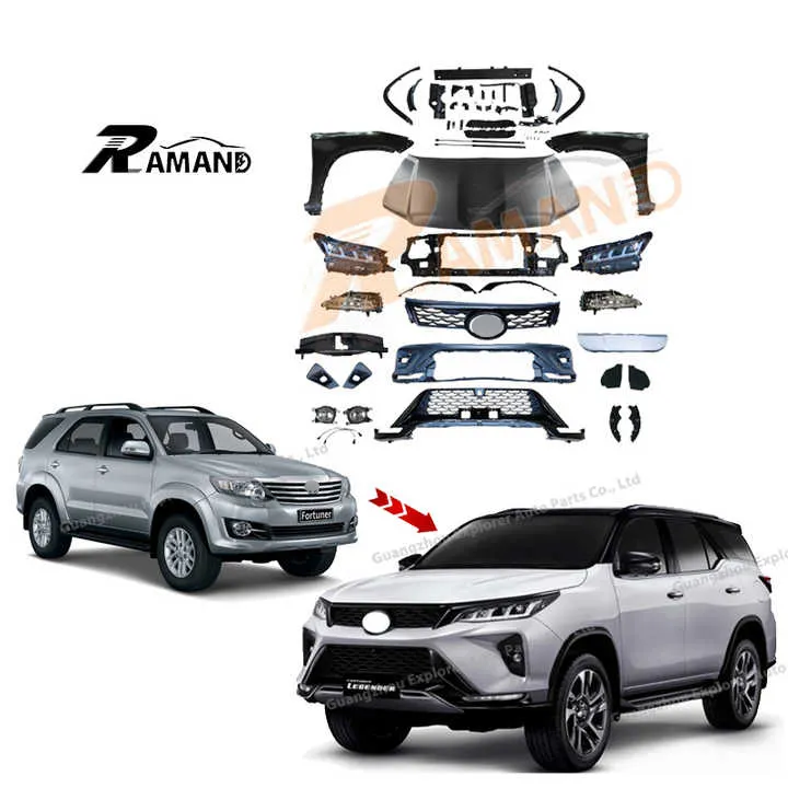 Facelift for Fortuner 12-15 Upgrade to 2023 Fortuner Legender Body Kits for Fortuner 2014 Body Kits