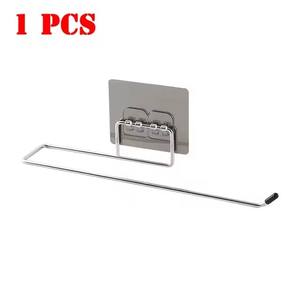 1Pcs Hanging Toilet <b>Roll</b> <b>Holder</b> Bathroom Towel <b>Kitchen</b> Stand Paper Rack Home Storage Racks - Product Image 6