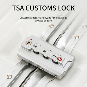 Prosperidade <span class=keywords><strong>funky</strong></span> copo titular bagagem tsa combinação bloqueio viagem alumínio trole alumínio bagagem mala com inserção - Product Image 3