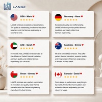 Fenêtre à battant et à bascule LANGE haute performance, résistante aux intempéries, conception allemande, à rupture de pont thermique, en aluminium