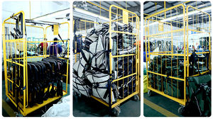 Aanpasbare Duurzame Draadlogistieke Kooi <span class=keywords><strong>Trolley</strong></span> Voor Veilig Goederenvervoer Voor Een Efficiënte Materiaalbehandeling - Product Image 4