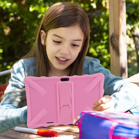 Tablette pour enfants 10,1 pouces 2+32 Go Écran capacitif IPS Quad Core Android Nouvelles fonctionnalités éducatives Emplacement pour carte SIM Étui en silicone étanche