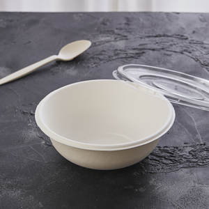 Contenedores de alimentos biodegradables recipiente de caa de azcar para comida rpida desechables vajilla - Product Image 1