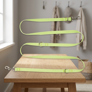 Fashionable Luxury Modern Dual-Headed <b>Dog</b> <b>Leash</b> Lights Solid Eco-Friendly Personalized Design Waterproof Green Durable Soft - Product Image 3
