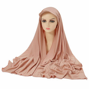 Hijabs avec casquette de baseball Chapeau de sport d'été avec écharpe en jersey Femmes musulmanes Jersey Sport Casquette de baseball Écharpe - Product Image 5