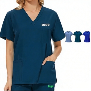 Ensembles de Jogging Unisexe en Tissu Éponge Polyester/Rayonne, Thermocollés, avec Logo Personnalisé, Qualité Médicale, Respirants, OEM, Uniformes de Travail pour Hôpital - Product Image 6