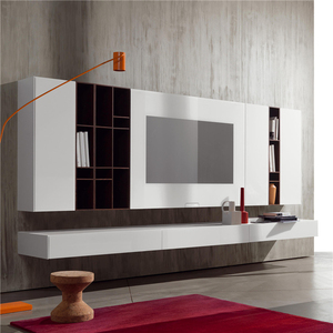 <span class=keywords><strong>Meuble</strong></span> <span class=keywords><strong>TV</strong></span> mural design moderne pour salon avec rangement, écologique et durable, à <span class=keywords><strong>bas</strong></span> prix - Product Image 4