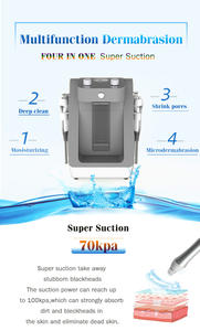 Máquina de Dermoabrasión e Hidrofacial 4 en 1 para Uso Doméstico, Máquina de Oxígeno Hidrojet, Dermoabrasión de Escritorio para el Cuidado <span class=keywords><strong>Facial</strong></span>, Cepillo de <span class=keywords><strong>Limpieza</strong></span> - Product Image 3
