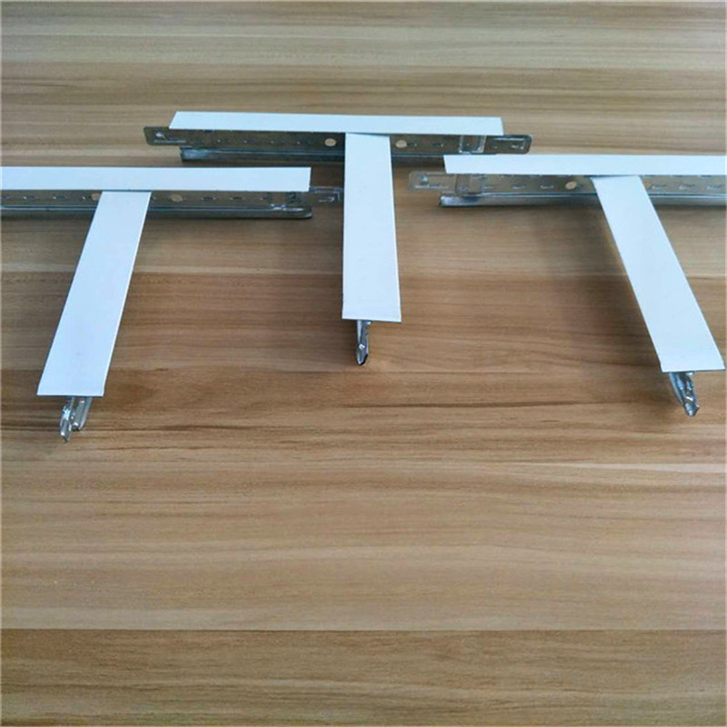 Suspended T grid ceiling grille T keel for ceiling tile Metal Building Materials