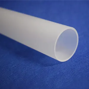 Tubo di vetro al quarzo opaco traslucido tubo di quarzo latteo tubo di silice