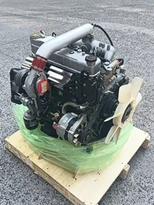 El motor diésel de cuatro tiempos Isuzu 4JB1T sobrealimentado refrigerado por agua es adecuado para maquinaria de ingeniería automotriz y marina