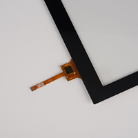 Panel Táctil PCAP Personalizado de 7 Pulgadas con Interfaz I2C, 10 Puntos Táctiles, Color Negro, Controlador IIC GT911