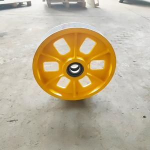 Piezas de repuesto modernas de hierro fundido para elevadores de hotel KONE, personalizadas no estándar, <span class=keywords><strong>rodillo</strong></span> guía/<span class=keywords><strong>rodillo</strong></span> contrapeso superior de cabina/polea de inversión - Product Image 4