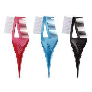 Hair Dyeing <b>Comb</b> Double Sided Plastic Large Professional For Home Hair Coloring And Highlighting Black Blue Red - Product Image 1