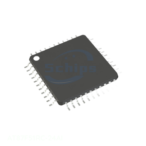 ตัวแทนจำหน่ายอย่างเป็นทางการ ชิ้นส่วนวงจรอิเล็กทรอนิกส์แบบฝังตัว 44 TQFP AT87F51RC-24AI - Product Image 1