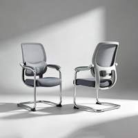 Chaise de bureau de luxe en mousse haute résilience pour la vente en gros, chaise de direction, chaise de conférence, chaise simple pour le personnel