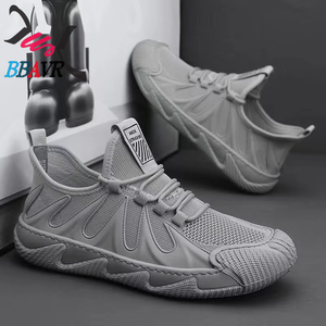 Zapatos de Trabajo Modernos para Hombre, Primavera-Verano, Transpirables, de Malla Tejida, para Obras de Construcción - Product Image 5