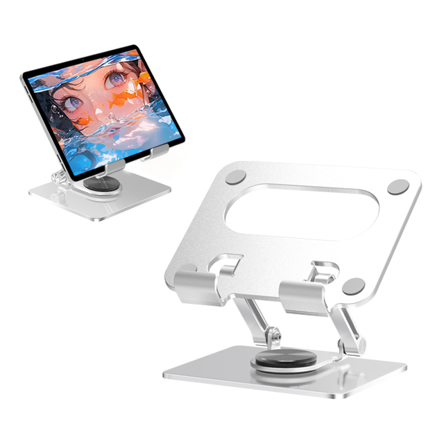 Universal Desk Aluminum Adjustable 360 Swivel Rotating Pc Tablet Stand Holder for ipad