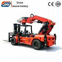 Grue arrière pour chariot élévateur CC1200ZB8+1 (25 tonnes) avec moteur pour usage en construction - Utilisé - Flèche télescopique