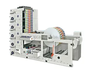 Impresora de etiquetas flexográficas RY-320-3, máquina de impresión con piezas de alta calidad