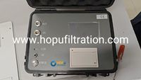 Hopu LPC Industrial Oil Particle Counter for Hydraulic Lube Oil NAS and Moisture PPM Analysis AC220V 120W Floor-Mounted