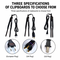 Outil professionnel de coiffure à pointe en K, contrôle de température réglable, affichage numérique, chauffage rapide, usage en salon, maintien puissant, en plastique