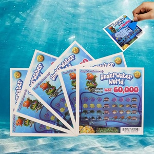 Cartes de visite personnalisées imprimées par le fabricant, cartes à gratter, billets de loterie - Product Image 1