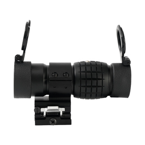 Alcance óptico de caza <span class=keywords><strong>3x</strong></span> lupa vista táctica liberación rápida lateral Flip mira táctica alcance - Product Image 2