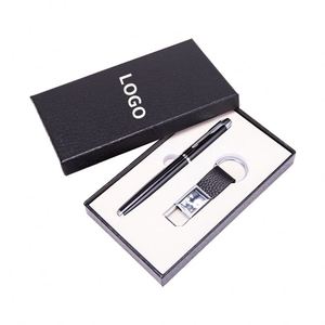 Juego de Bolígrafos de Regalo al por Mayor, Juego de Bolígrafos Metálicos Impresos para Hombre, Regalos Publicitarios de Lujo para Empresas con Caja - Product Image 1