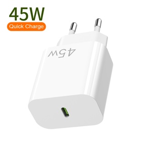 <span class=keywords><strong>Chargeur</strong></span> GaN PD 45W de haute qualité AVS, charge rapide, prise EU, port de type C, <span class=keywords><strong>chargeur</strong></span> mural pour iPhone 16, <span class=keywords><strong>tablette</strong></span>, Airpods, <span class=keywords><strong>Samsung</strong></span> EN 50075 - Product Image 4