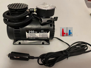 Compresseur portable 12V mini 150psi, gonflage rapide, certifié CE, 85dB silencieux, design compact pour pneus de voiture/<span class=keywords><strong>moto</strong></span>/vélo - Product Image 4