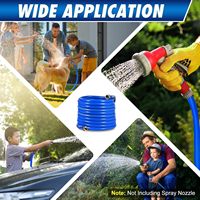 Tuyaux d'arrosage de jardin en PVC de haute qualité 5/8 1/2 3/4 pouce 50m 100m bleu tuyau d'irrigation de pelouse pour l'arrosage de la pelouse de jardin