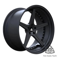Jantes 722Auto personnalisées en deux parties, concaves profondes, en alliage d'aluminium forgé, pour voitures particulières Mercedes-Benz CLS CL