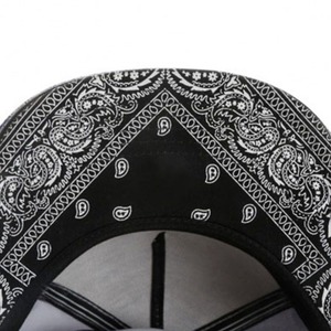 Gorra de Béisbol con Visera de PVC Ajustable, Estilo Europeo/<span class=keywords><strong>Americano</strong></span>, con Estampado de Letras del <span class=keywords><strong>Alfabeto</strong></span> Inglés y Diseño de Flor de Cachemira - Product Image 4