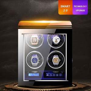 EDELAGO - Remontoir de montre automatique de luxe avec moteur Mabuchi, écran tactile, télécommande dans un coffret en bois de protection - Product Image 5