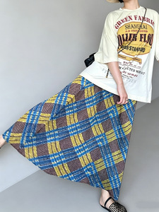 กระโปรงทรงเอลายสก็อตจีบพลีทสไตล์มิยาเกะ PY 2026 ทรงหลวมสบาย เสื้อผ้าสไตล์ตะวันตกสำหรับผู้หญิง ขายส่งจำนวนมาก ออนไลน์ - Product Image 3