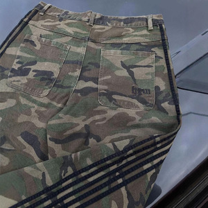 Ensembles de survêtements décontractés pour hommes, style coréen, camouflage, 500 g/m², coupe ample japonaise, avec côtelés, pour garçons, personnalisables - Product Image 3
